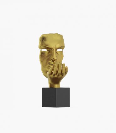 Gold-plated statuette