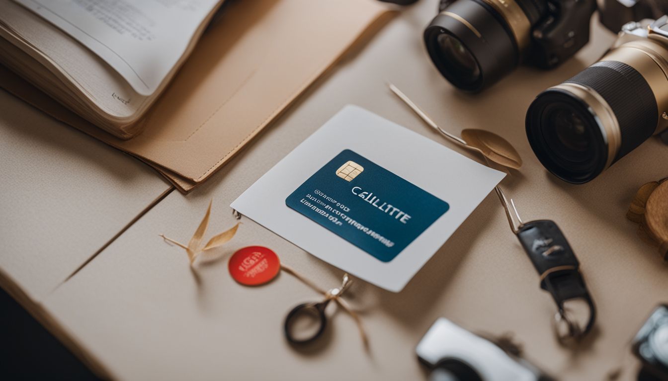 Une carte de fidélité entourée d'articles liés à la fidélité du client. Une carte de fidélité entourée d'articles liés à la fidélité du client.